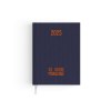 Voyage toile 2025 - 165x240mm - couverture cafe transfert a chaud 16 pages personnalisees en debut d'agenda
