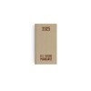 Mini toile 2025 - 90x165mm - couverture cafe transfert a chaud 16 pages personnalisees en debut d'agenda