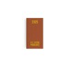 Mini toile 2025 - 90x165mm - couverture cafe transfert a chaud 16 pages personnalisees en debut d'agenda