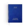 Semainier paris 2025 - 210x270mm - couverture noire transfert a chaud 16 pages personnalisees en debut d'agenda