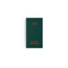 Mini paris 2025 - 90x165mm - couverture noire transfert a chaud 16 pages personnalisees en debut d'agenda