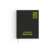 Voyage harmonie 2025 - 165x240mm - couverture kaki transfert a chaud 16 pages personnalisees en debut d'agenda