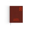 Voyage harmonie 2025 - 165x240mm - couverture kaki transfert a chaud 16 pages personnalisees en debut d'agenda