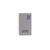 Mini harmonie 2025 - 90x165mm - couverture kaki transfert a chaud 16 pages personnalisees en debut d'agenda