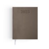 Semainier premium 2025 - 210x270mm - couverture anthracite thermovirant 16 pages personnalisees en debut d'agenda
