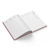 Voyage premium 2025 - 165x240mm - couverture nero thermovirant 16 pages personnalisees en debut d'agenda