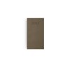 Mini premium 2025 - 90x165mm - couverture anthracite thermovirant 16 pages personnalisees en debut d'agenda