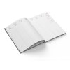 Semainier prestige 2025 - 210x270mm - couverture indigo thermovirant 16 pages personnalisees en debut d'agenda