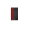 Mini prestige 2025 - 90x165mm - couverture rouge thermovirant 8 pages personnalisees en debut d'agenda