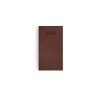 Mini vip 2025 - 90x165mm - couverture noire thermovirant 16 pages personnalisees en debut d'agenda