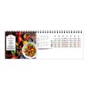 Chevalet maxi 13 feuillets  couleurs cuisine 2025 marquage quadri