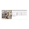 Chevalet maxi 13 feuillets  couleurs marches 2025 marquage quadri