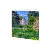 Carte de voeux parcs et chateaux 2025 avec enveloppe - marquage quadri