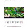 Calendrier mural couleurs marche 2025 marquage quadri