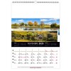 Calendrier mural france panoramique 2025 marquage quadri