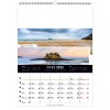 Calendrier mural france panoramique 2025 marquage quadri