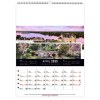 Calendrier mural france panoramique 2025 marquage quadri