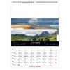 Calendrier mural france panoramique 2025 marquage quadri
