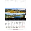 Calendrier mural france panoramique 2025 marquage quadri