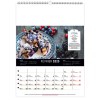 Calendrier mural couleurs cuisine 2025 marquage quadri