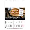 Calendrier mural couleurs cuisine 2025 marquage quadri