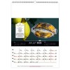 Calendrier mural couleurs cuisine 2025 marquage quadri