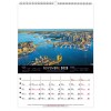 Calendrier mural megalopolis 2025 marquage quadri