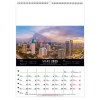 Calendrier mural megalopolis 2025 marquage quadri