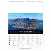 Calendrier mural megalopolis 2025 marquage quadri