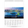 Calendrier mural megalopolis 2025 marquage quadri