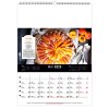 Scolaire calendrier mural couleurs cuisine 2025 marquage quadri