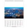 Scolaire calendrier mural megalopolis 2025 marquage quadri