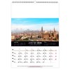 Scolaire calendrier mural megalopolis 2025 marquage quadri