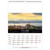 Scolaire calendrier mural megalopolis 2025 marquage quadri