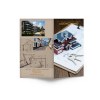 Eco poche creation 2025 - 90x165mm - quinzainier 64 pages - couverture 350g quadri recto creation - pelliculage brillant recto - piqure 2 points metal