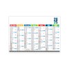 Sous-main smp mesure 2025 - 297x210mm quadri recto verso plastifie encapsule