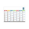 Sous-main smp mesure 2025 - 297x210mm quadri recto verso plastifie encapsule