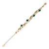 Bracelet Andrea Doré/Vert