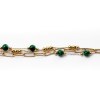 Bracelet Andrea Doré/Vert