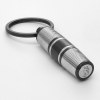 Porte-clefs Bold Stripe Chrome & Gun