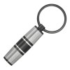 Porte-clefs Bold Stripe Chrome & Gun