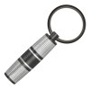 Porte-clefs Bold Stripe Chrome & Gun