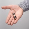 Porte-clefs Bold Stripe Gun & Rose Doré