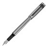 Stylo plume Bold Stripe Chrome & Gun