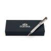 Stylo bille Bold Stripe Chrome & Gun