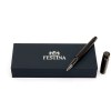 Stylo roller Bold Stripe Noir