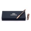 Stylo roller Bold Stripe Gun & Rose Doré