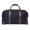 Sac de voyage Button Marine & Marron