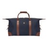 Sac de voyage Button Marine & Marron