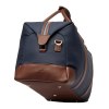 Sac de voyage Button Marine & Marron
